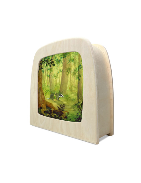 Das in bos plaat voor seizoenslamp Daniela Drescher