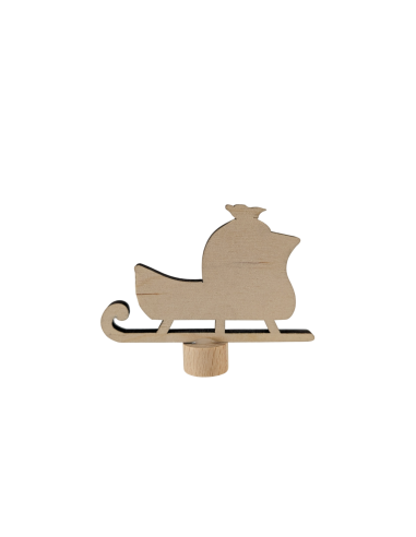 Kerstman slee steker