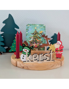 Sneeuwpop klein steker 2