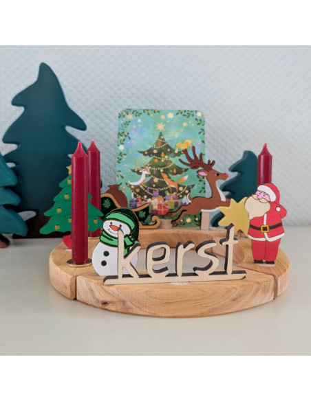 Sneeuwpop klein steker