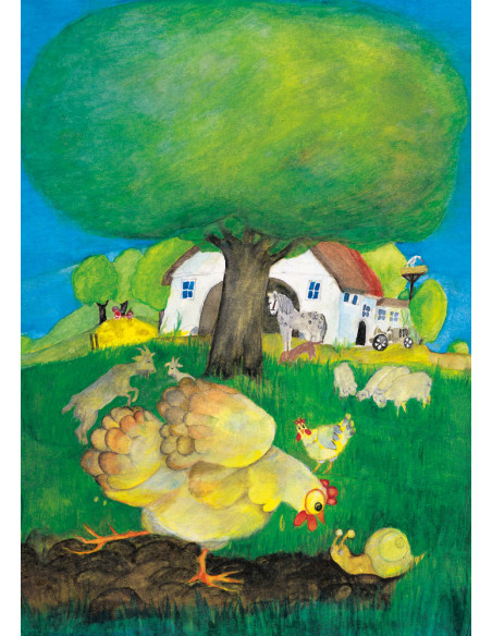 Ansichtkaart boerderij Eva-Maria Ott-Heidmann