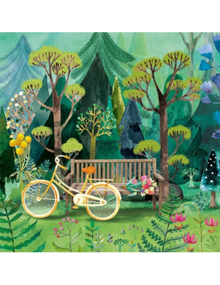 Ansichtkaart fiets Mila Marquis