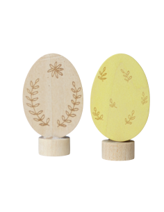 Paasei steker set bladeren