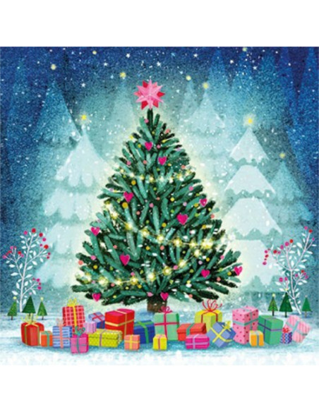 Ansichtkaart kerstboom Mila Marquis