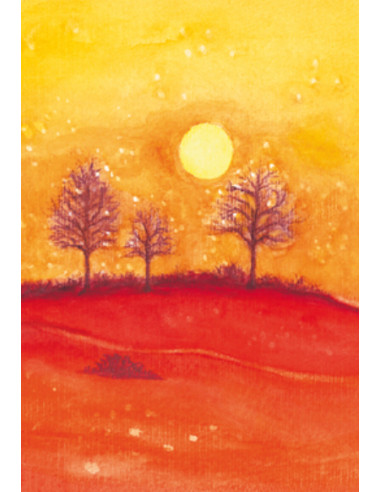 Ansichtkaart herfstbomen Heike Stinner