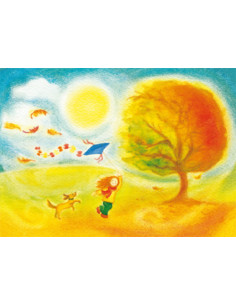 Ansichtkaart vliegeren Heike Stinner