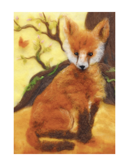 Ansichtkaart vos Heike Schwarzgruber