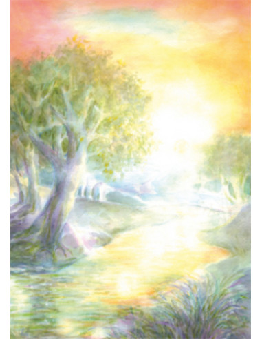 Ansichtkaart zonsopgang Johanna Schneider