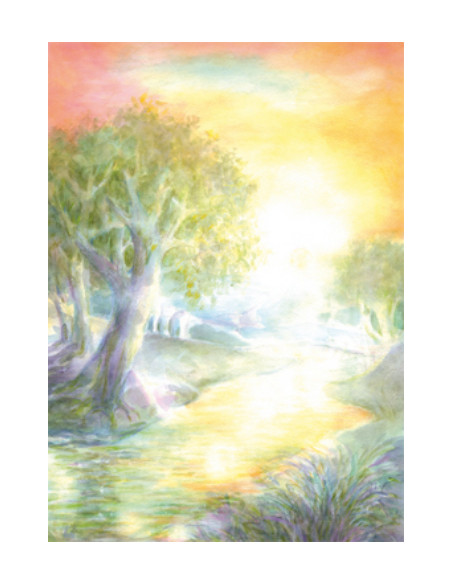 Ansichtkaart zonsopgang Johanna Schneider