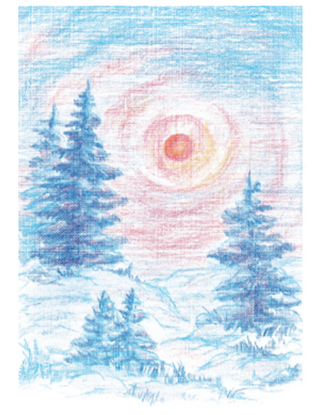 Ansichtkaart winter Wolfgang Bach