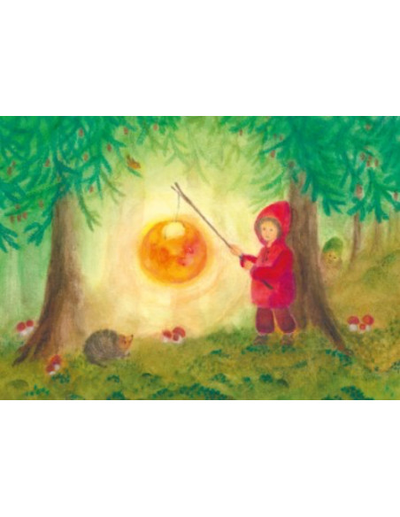 Ansichtkaart lantaarn Anke Christel-Weidemann