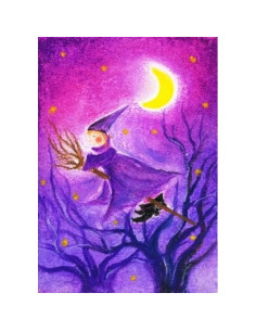 Ansichtkaart heksje Baukje Exler