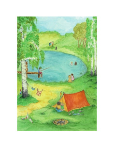 Ansichtkaart kamperen Margo Heine