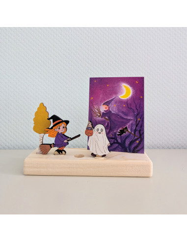 Halloween spook steker