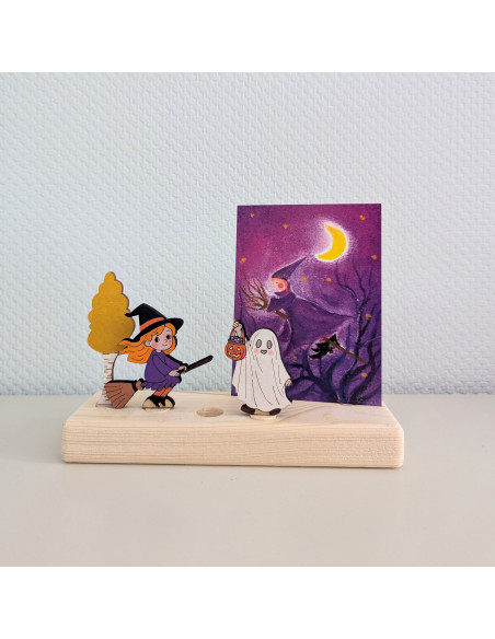 Halloween spook steker