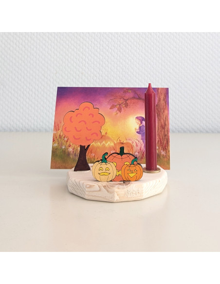 Herfstboom steker voor in verjaardagsring