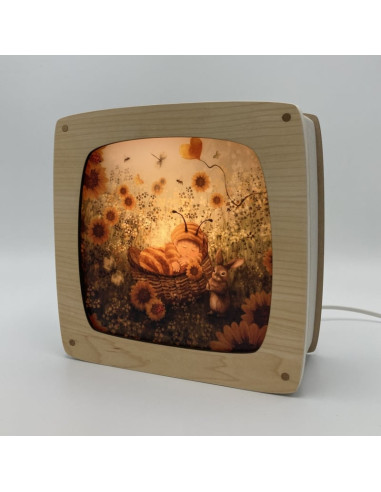 Baby bijtje plaat voor seizoenslamp Bijdehansje