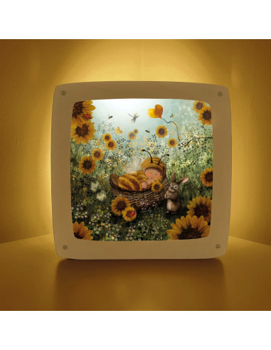 Baby bijtje plaat voor seizoenslamp Bijdehansje