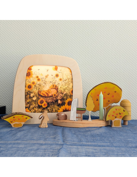 Baby bijtje plaat voor seizoenslamp Bijdehansje