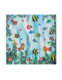 Vissen plaat voor seizoenslamp Bijdehansje