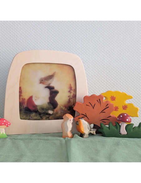 Kabouter plaat voor seizoenslamp Ann Galland