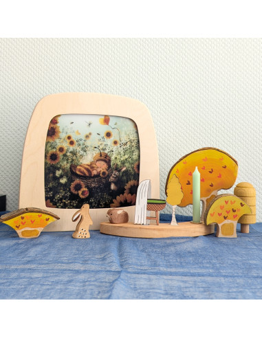 Lente-, herfstbomen set