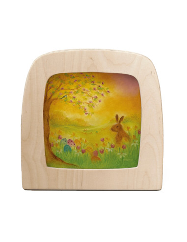 Paashaas plaat voor seizoenslamp Baukje Exler