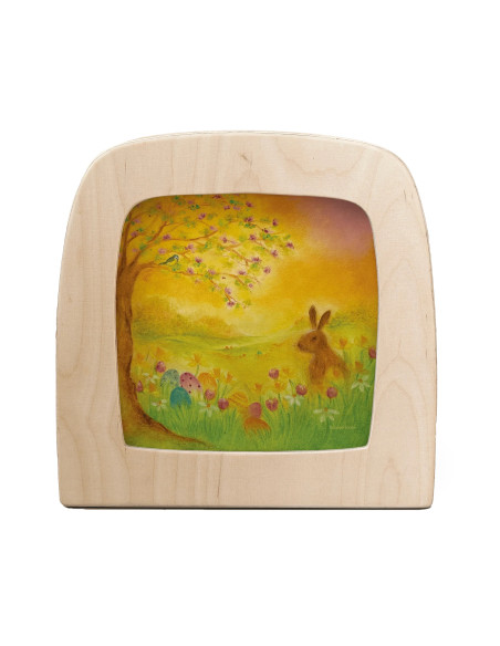 Paashaas plaat voor seizoenslamp Baukje Exler