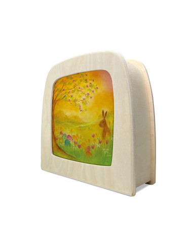 Paashaas plaat voor seizoenslamp Baukje Exler