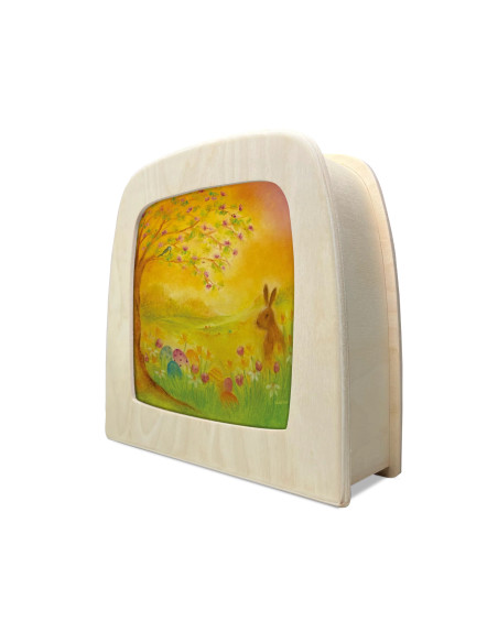 Paashaas plaat voor seizoenslamp Baukje Exler