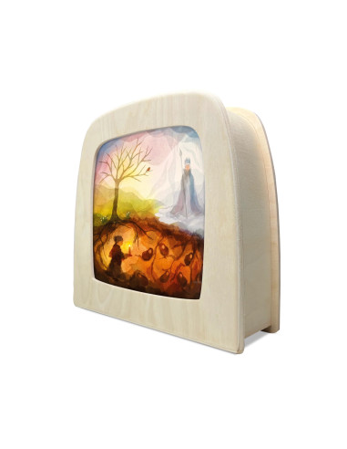 Koning winter plaat seizoenslamp Vogel Geluk