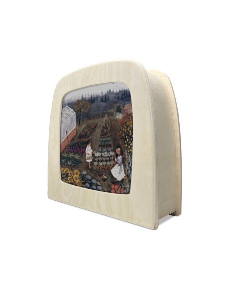 Moestuin plaat voor seizoenslamp Robin Pieterse