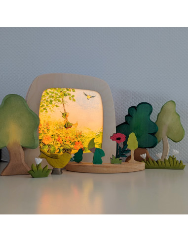 Zomer schommel plaat voor seizoenslamp Daniela...