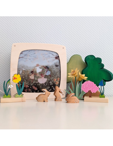 Konijn zittend Bumbu Toys