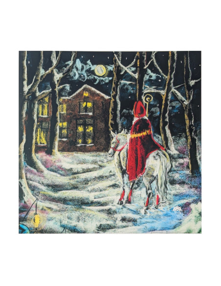 Sinterklaas plaat voor seizoenslamp Kapitein Kalk