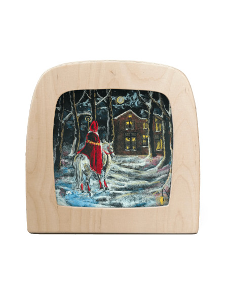 Sinterklaas plaat voor seizoenslamp Kapitein Kalk