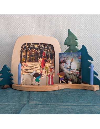 Sinterklaas plaat voor seizoenslamp Kapitein Kalk