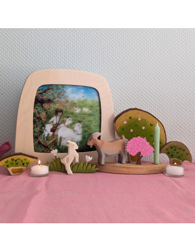 Lente-, herfstbomen set