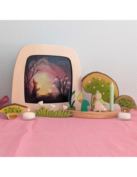 Lente-, herfstbomen set