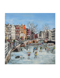 Schaatsen plaat voor seizoenslamp Gwenn's Illustrations