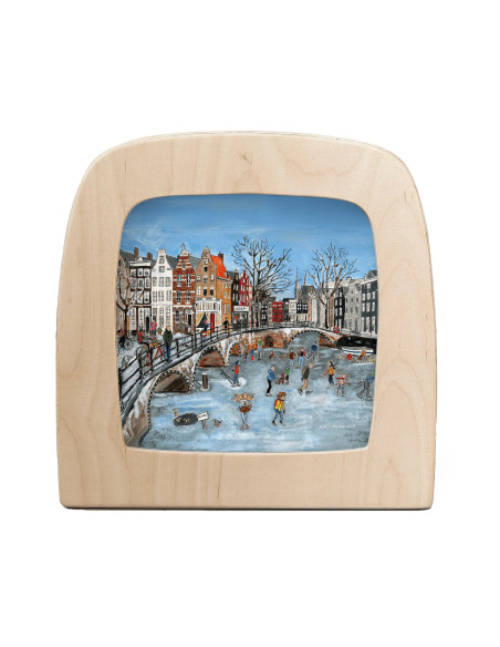 Schaatsen plaat voor seizoenslamp Gwenn's Illustrations