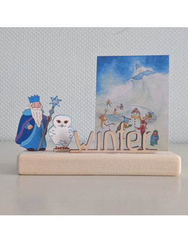 Koning winter steker