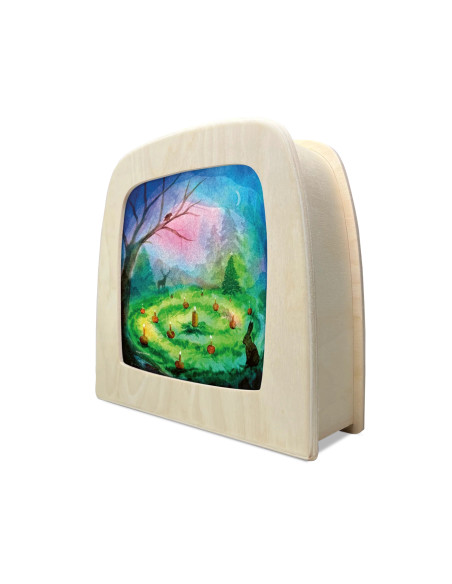 Advent plaat voor seizoenslamp Vogel Geluk