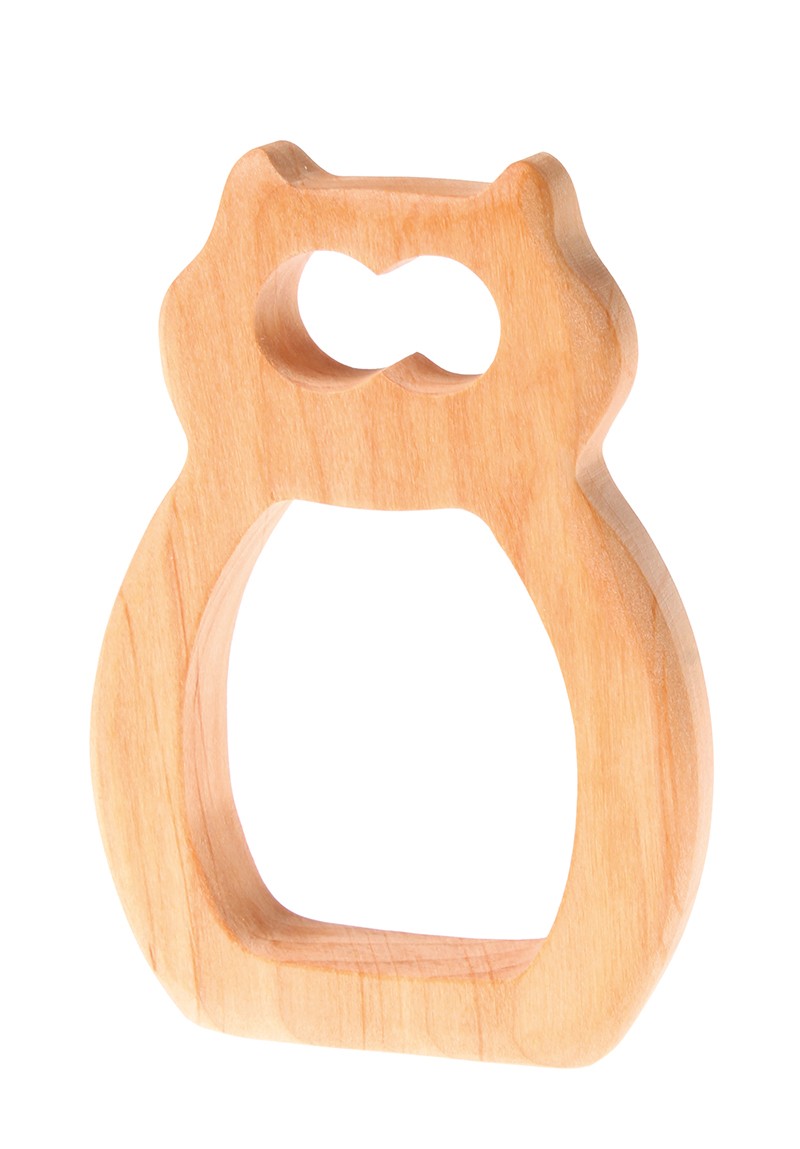 Babygrijper uil Duurzaam houten speelgoed Babygrijper kralen Duurzaam houten speelgoed