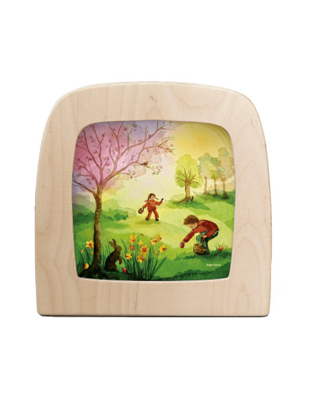 Eieren rapen plaat voor seizoenslamp Vogel Geluk