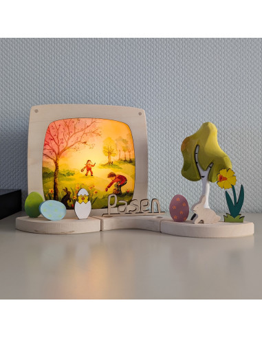 Eieren rapen plaat voor seizoenslamp Vogel Geluk