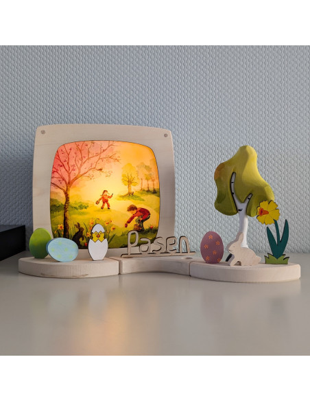 Eieren rapen plaat voor seizoenslamp Vogel Geluk