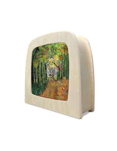 Herfstbos plaat voor seizoenslamp Gwenn's...