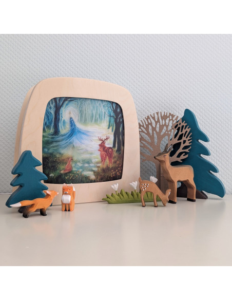 Grote conifeer Holztiger