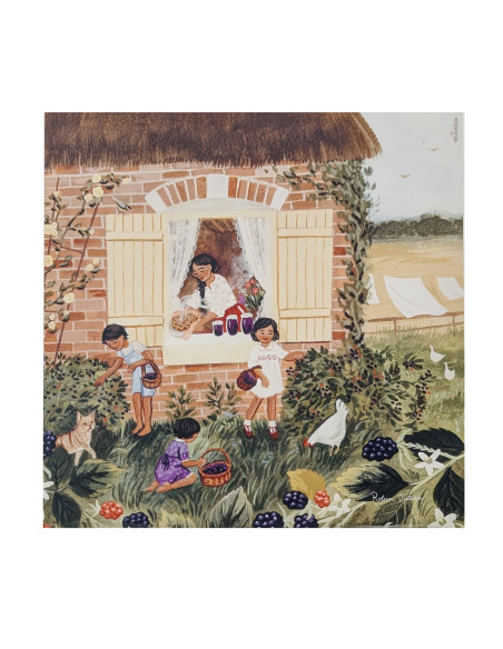 Bramen plukken plaat voor seizoenslamp Robin Pieterse